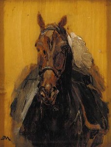 Study Of A Horse — Jean-louis Ernest Meissonier, Realism