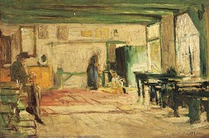 Interior With Figures — Jacobus Cornelis Wyand Cossaar
