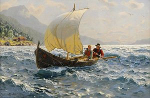 Fresh Breeze, Sognefjord — Hans Dahl