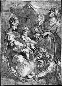 He Virgin And Child With The Magdalen And Saint Anne — Jacques Bellange