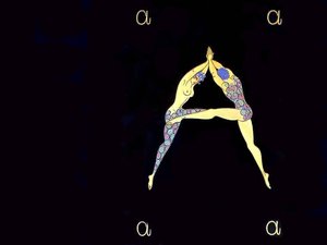 Alphabet A — Erté