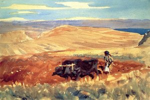 Hills Of Galilee — John Singer Sargent