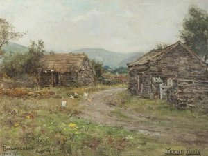 Cottages, Ballaterson Near Ballaugh — Henry John Yeend King