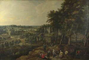 Peasants Merry Making Before A Country House — David Teniers The Younger