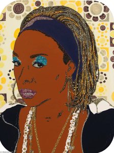 Portrait Of Lady Blue 2 — Mickalene Thomas