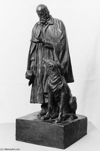 Alfred Tennyson Bronze — George Frederic Watts