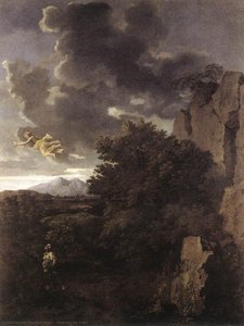 Hagar Und Der Engel — Nikolaus Poussin