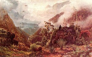 Landscape In The Andes — Ferdinand Konrad Bellermann