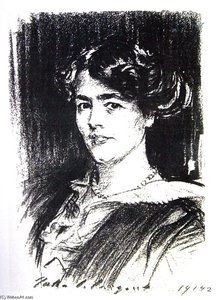 Portrait Of Lady Michaelis — John Singer Sargent, Impressionistic Portraiture