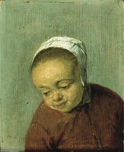 Portrait Of A Girl — Adriaen Van Ostade