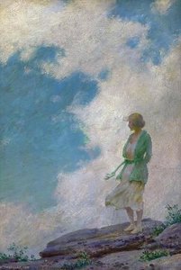 The Green Jacket — Charles Courtney Curran