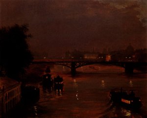 A Night On The Seine — Dit Luigi Loir Aloys François Joseph Loir
