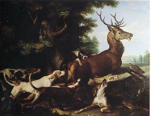 Débuché De Cerf — Alexandre François Desportes