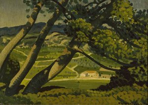 Trees, Provence — Derwent Lees