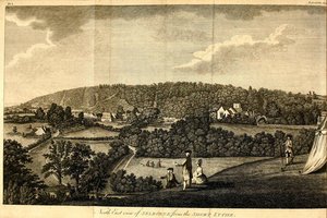 North East view of Selborne from the Short Lythe