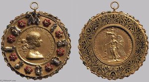Portrait Medal Of Isabella D'este — Giovanni Cristoforo Romano