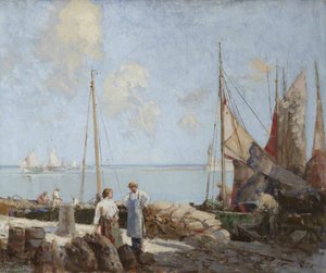 Loading Mussels, Honfleur