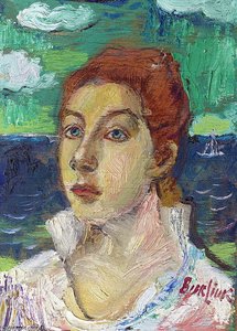 Marusia's Portrait — David Davidovich Burliuk