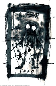 Fear 1 15×21cm Ink ×paper 2022 — Thomas Riesner