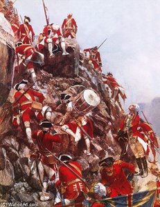 Scaling Of The Heights Of Abraham — Richard Caton Woodville