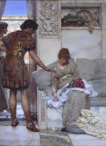 A Silent Greeting — Lourens Alma Tadema