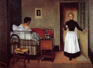 The Sick Girl — Félix Vallotton