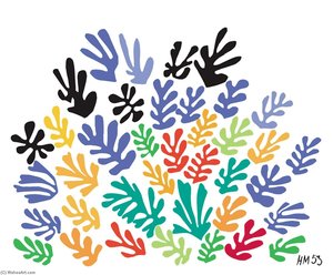 La Gerbe, Projekt De Céramique Gouache Découpée Los Angeles, Kunstgalerie — Henri Matisse
