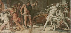 Perseus And Phineas — Annibale Carracci