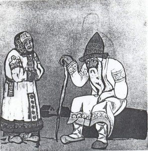 'sketch Of Costumes For ''snow Maiden''' — Nicholas Roerich, Art Nouveau