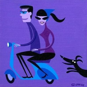 Scooter Duo — Josh Agle (shag)