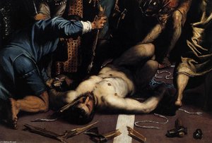 Das Wunder Des Heiligen Markus Befreit Den Sklaven (detail) — Tintoretto (jacopo Comin)
