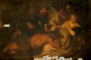Samson And Delilah (after Peter Paul Rubens) — William Hilton Ii