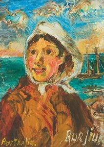 Peasant Woman — David Davidovich Burliuk