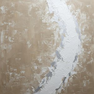 Monolithic Echoes Of Sand And Light In A Singular Impasto Movement — Laurent Roche