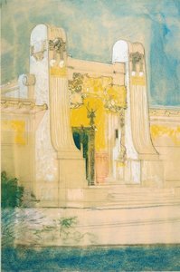First Draft For An Exhibition House Of The Association Of Visual Artists Vienna Secession — Joseph Maria Olbrich, Art Nouveau