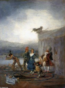 Strolling Players — Francisco José De Goya Y Lucientes, Goya’s Early Rococo/neoclassical