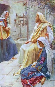Jesus At The House Of Mary And Martha — Harold Copping