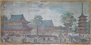 View of Japan: Sensōji temple in Edo