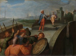 The Peace Negotiations between Julius Civilis and the Roman General Cerialis, Otto van Veen, 1600 - 1613