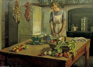 The Kitchen At Charleston, East Sussex — Vanessa Bell