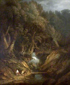 Landscape With A Waterfall — Benjamin Barker Ii