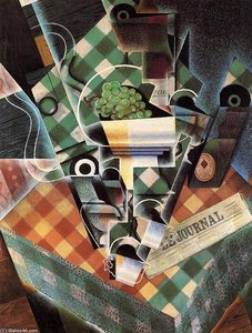 Still Life With Checked Tablecloth — Juan Gris