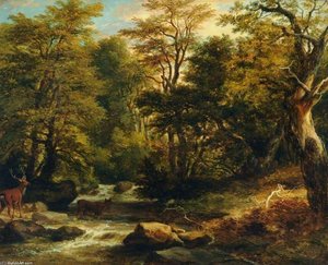 Forest, Gowbarrow Park, Ullswater, Cumbria — Ramsay Richard Reinagle