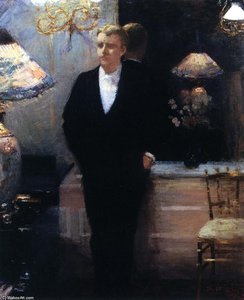 Octave Maus Reading — Theo Van Rysselberghe