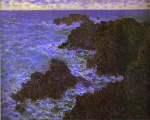 The Rocks Of Belle-ile — Claude Monet, Impressionism