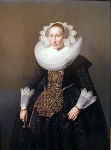 Portrait D'elizabeth Van Der Aa — Thomas De Keyser