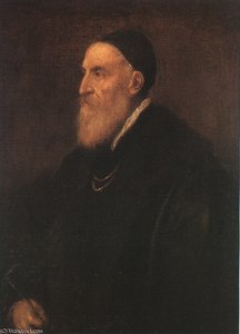 Self-portrait, Prado — Titian