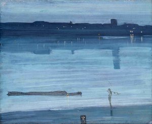 Nocturne: Blue And Silver - Chelsea — James Abbott Mcneill Whistler, Impressionism