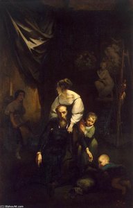 Death Of Correggio — Nikola Frans Oktav Tasaer, Contemporary Realism