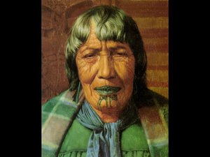 Te Aitu Te Irikau. An Arawa Chieftainess — Charles Frederick Goldie